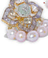 TANZANITE GLORY POLKI STUDS